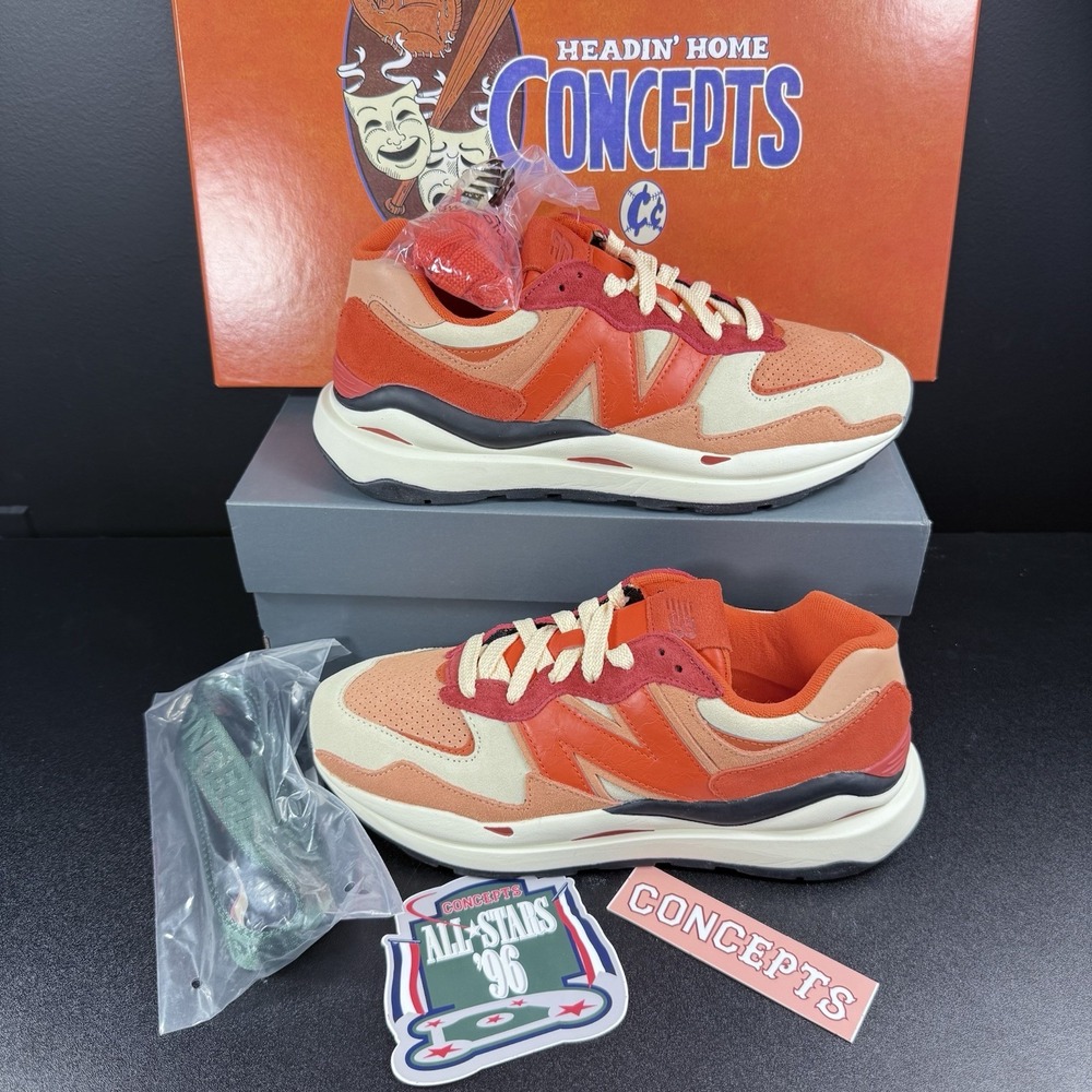 New Balance 57/40 CONCEPTS HEADIN HOME Special Box M5740HH1‎ Men Sz 8.5 Complete